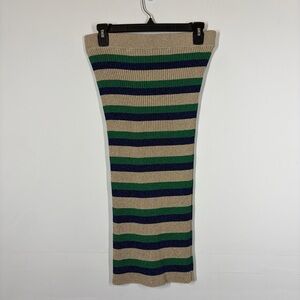 Baum Und Pferdgarten Metallic Stripe Skirt Size Medium
